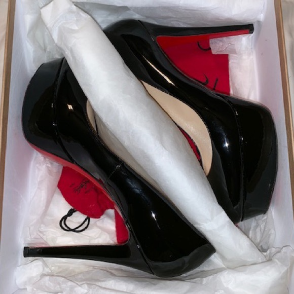 Christian Louboutin Shoes - Christian Louboutin Bianca Patent Leather Black